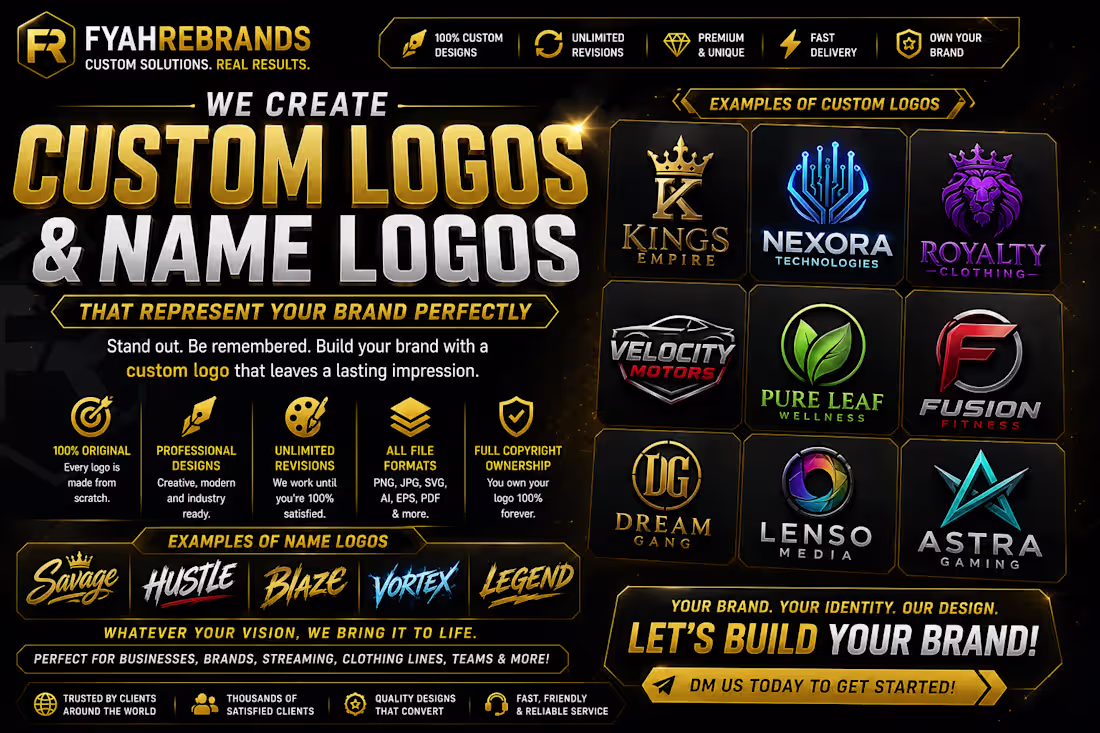 Cover image for Logo, Name Logo & Brand Mark Design