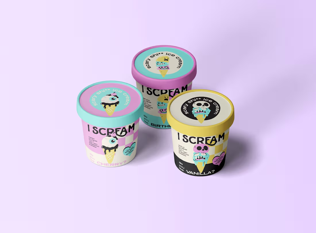 Cover image for I Scream is an ice cream brand full of humor and attitude. A...