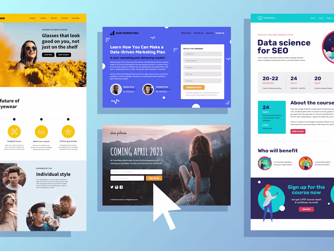 Cover image for Landing pages