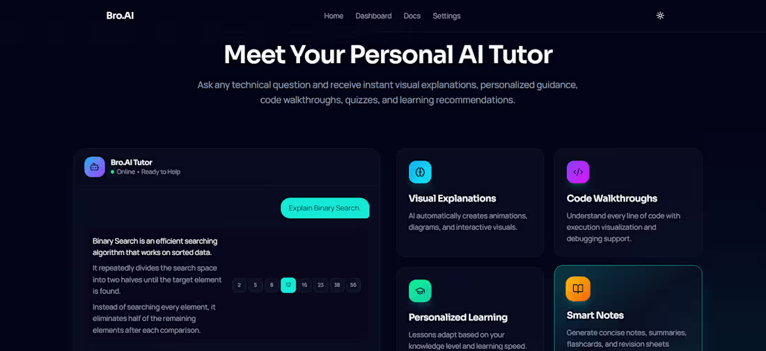 Cover image for Bro.AI (http://Bro.AI) is an AI-powered