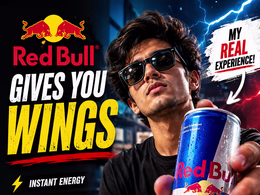 Cover image for Red Bull AI UGC Ad