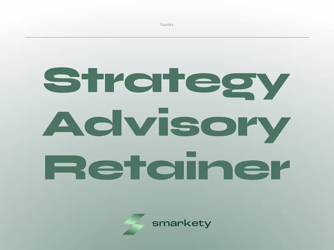Cover image for Marketing Strategy & Advisory Retainer