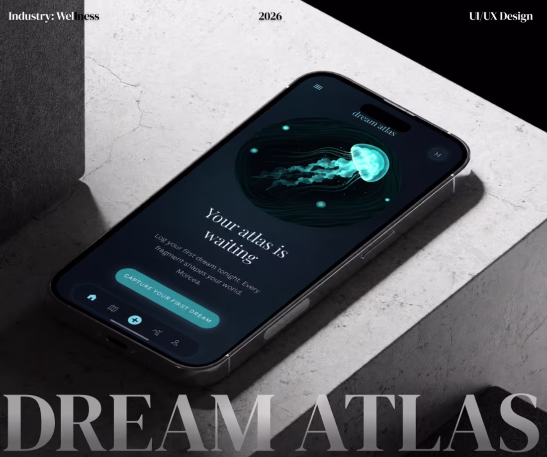 Cover image for Dream Atlas is a conceptual