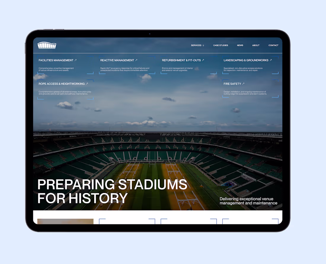 Cover image for STADIUM SUPPORT SERVICES