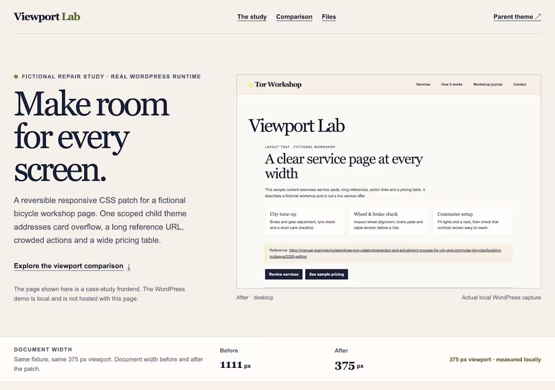Cover image for WordPress & Responsive Layout Fixes