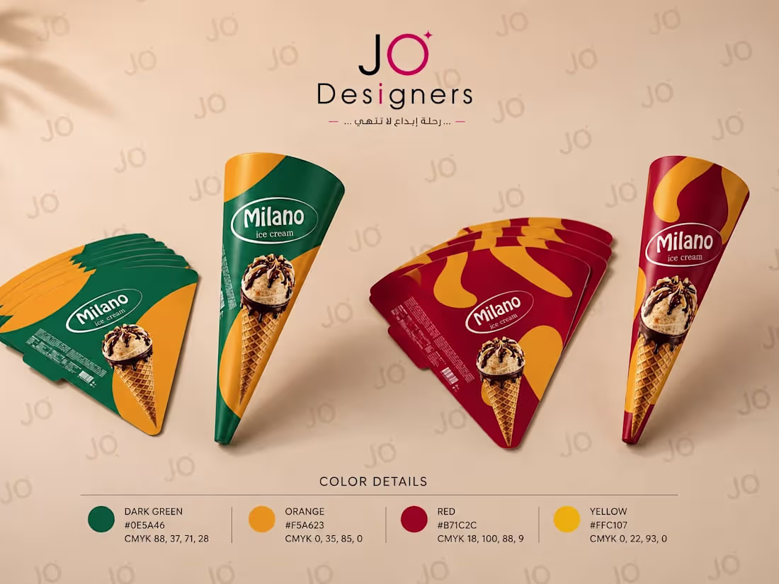 Cover image for Ice Cream Packaging Design
 A