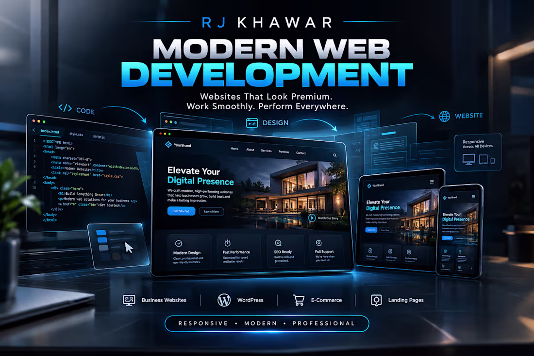 Cover image for Web Developer | Modern Websites & Digital Experiences