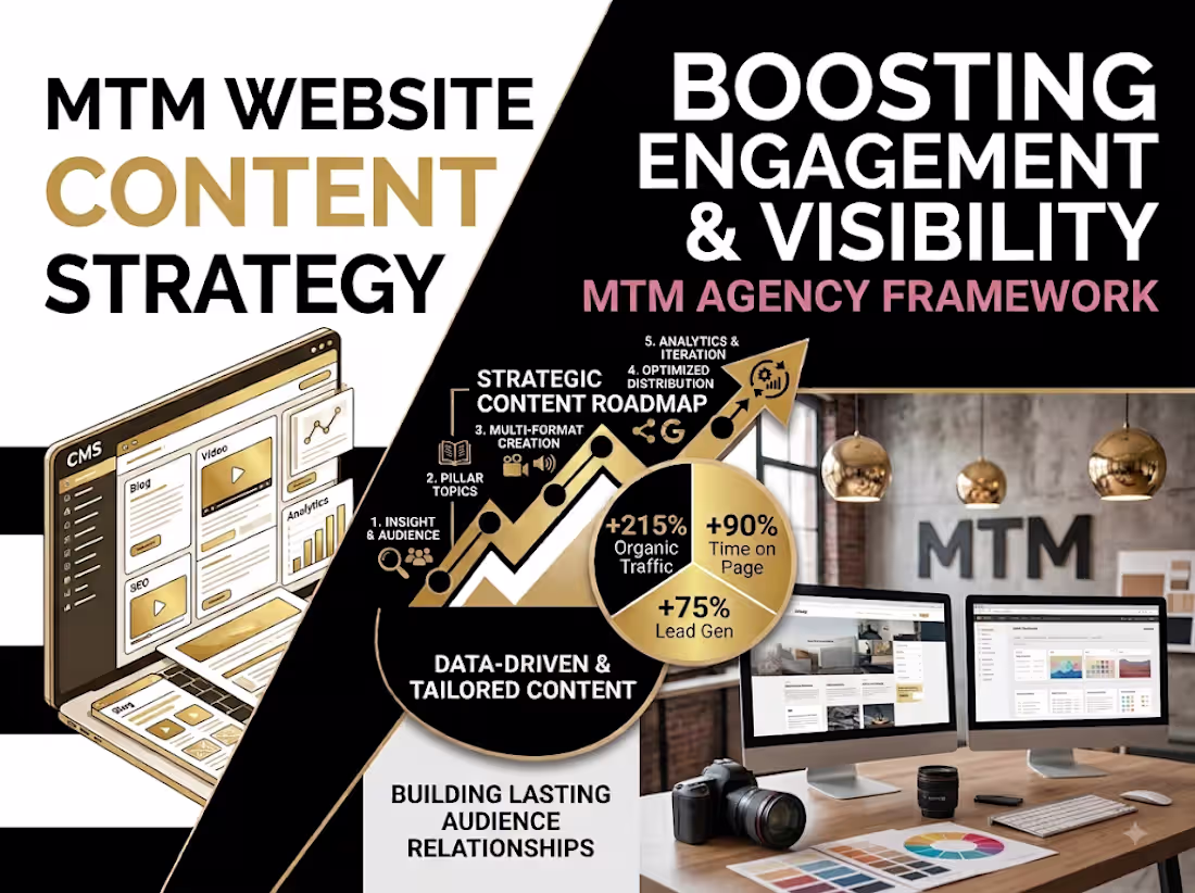 Cover image for MTM Website Content Strategy 
My