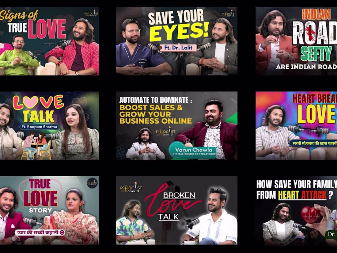 Cover image for Eye-Catching YouTube Thumbnails Design