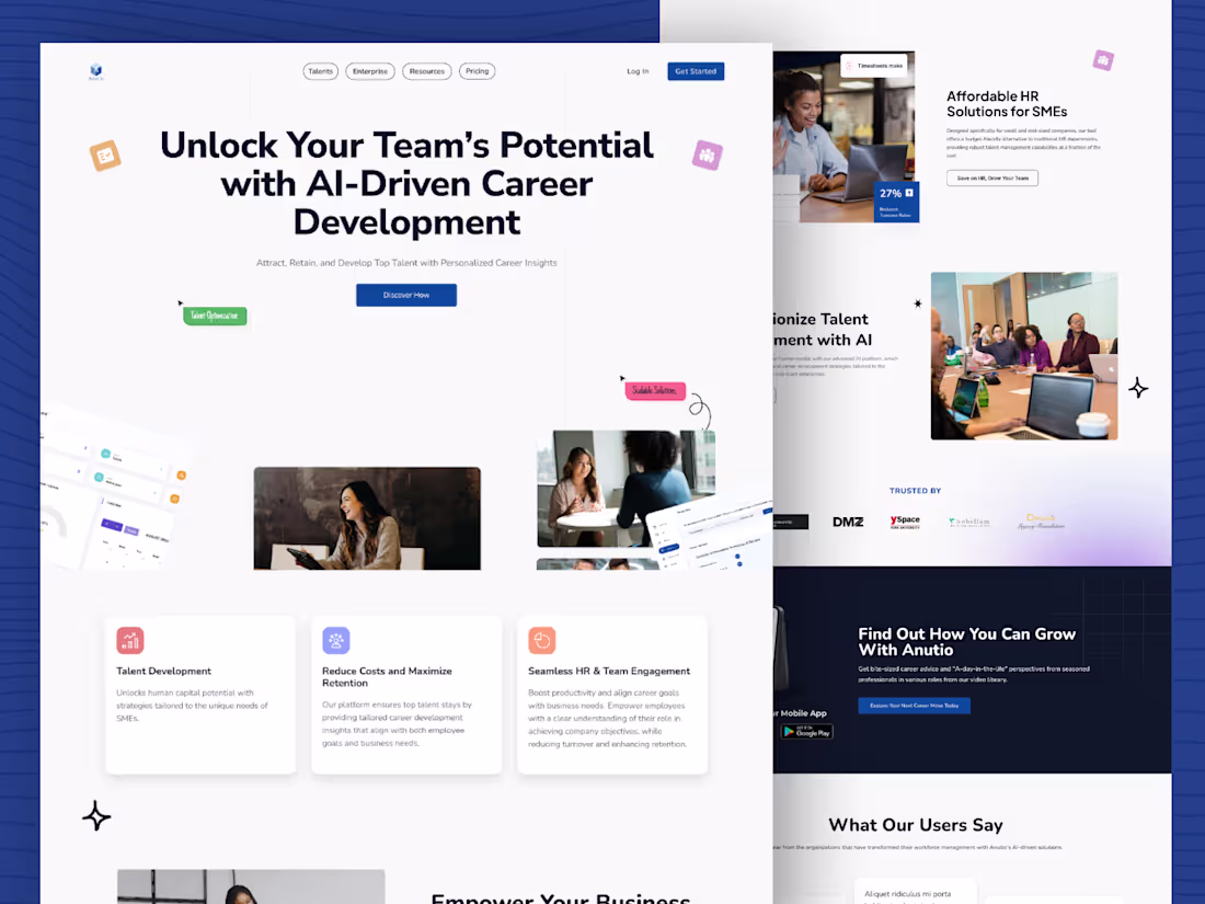 Cover image for Beautiful, Unique and Modern Website and Landing page design