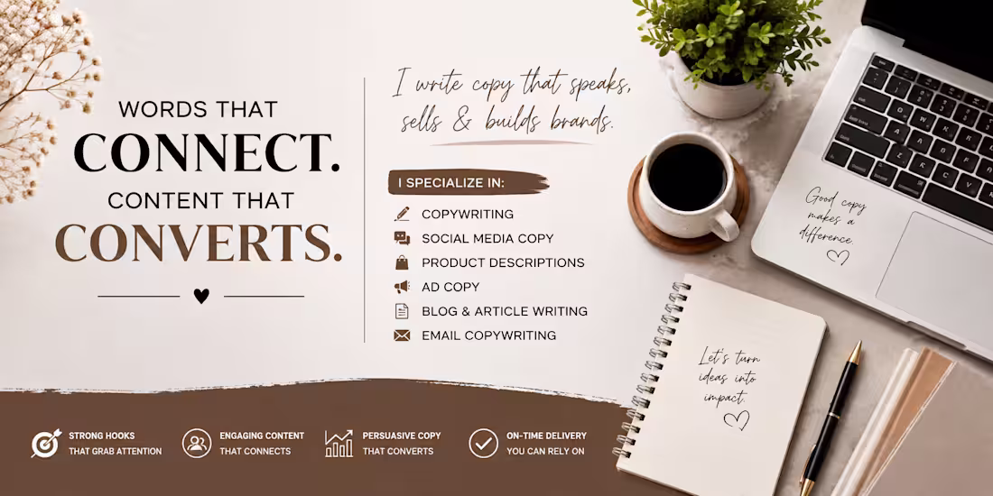 Cover image for Copywriting for Social Media, Ads & Products
