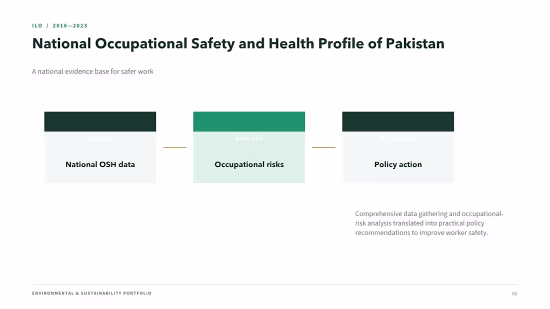 Cover image for An International Labour Organization project