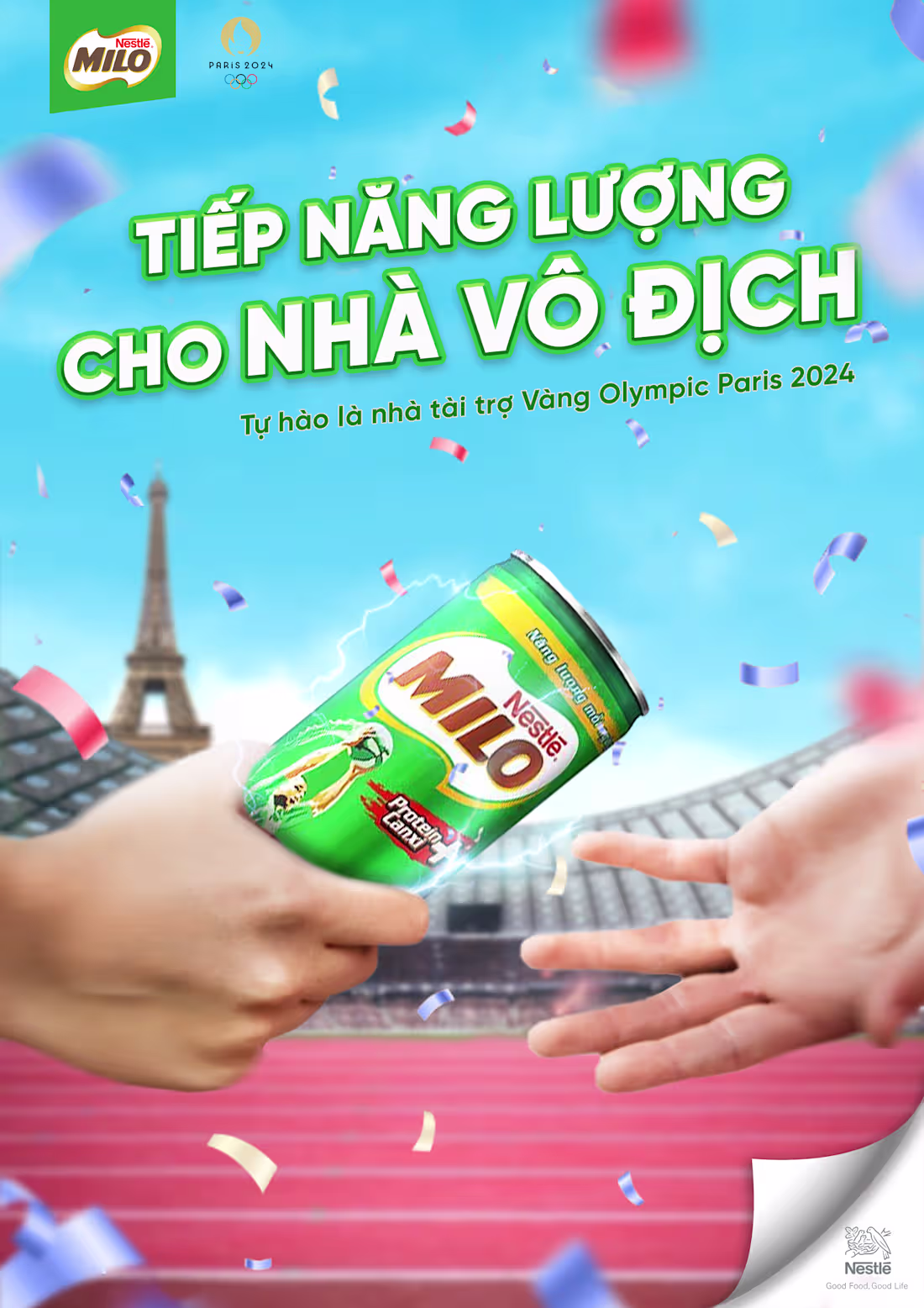 Cover image for MILO OYLMPIC KEY VISUAL [PERSONAL PROJECT]