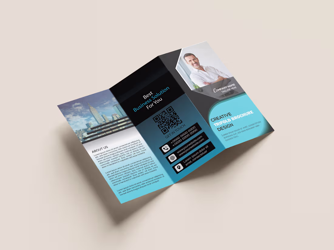 Cover image for Creative Trifold Brochure Design |