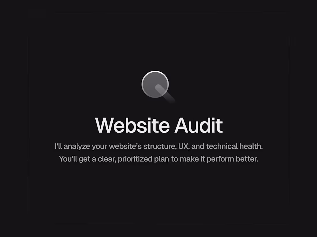 Cover image for Website Audit