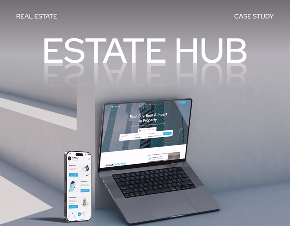 Cover image for Real Estate App & Dashboard UI/UX Design