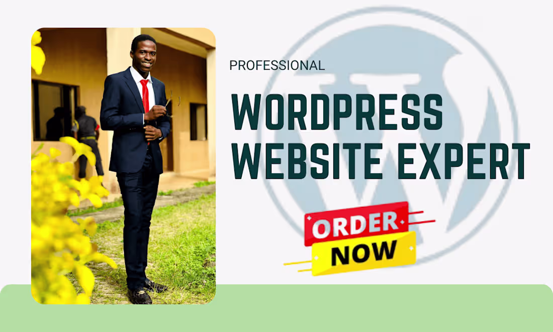Cover image for WordPress Website Design, wordpress website expert, web design