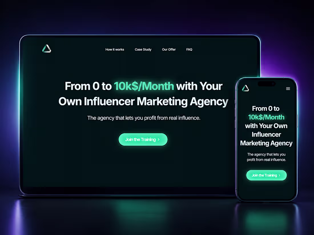 Cover image for Landing Page in Framer