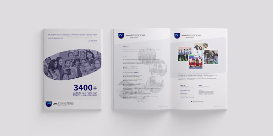 Cover image for School brochure :: Behance