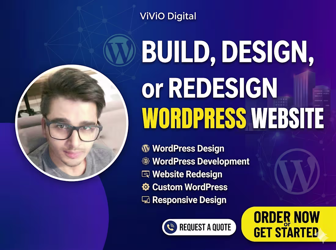 Cover image for I'll Build, Design, or Redesign Your WordPress Website