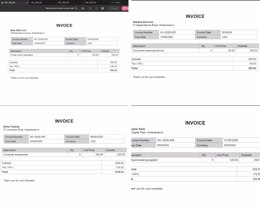 Cover image for Process supplier invoices demonstration: 