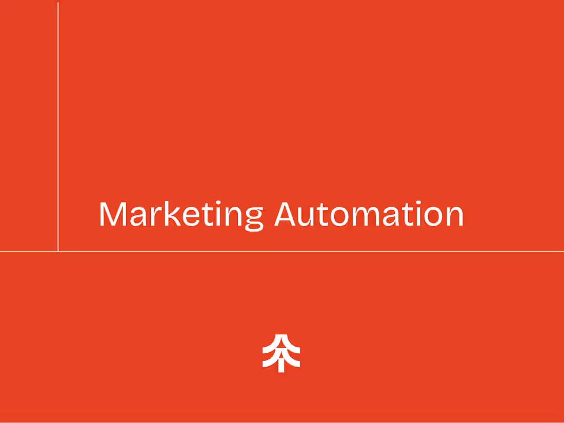 Cover image for Marketing Automation 