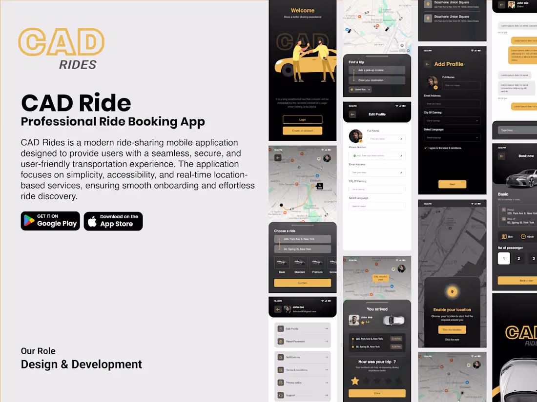 Cover image for CADRides - Transportation Company