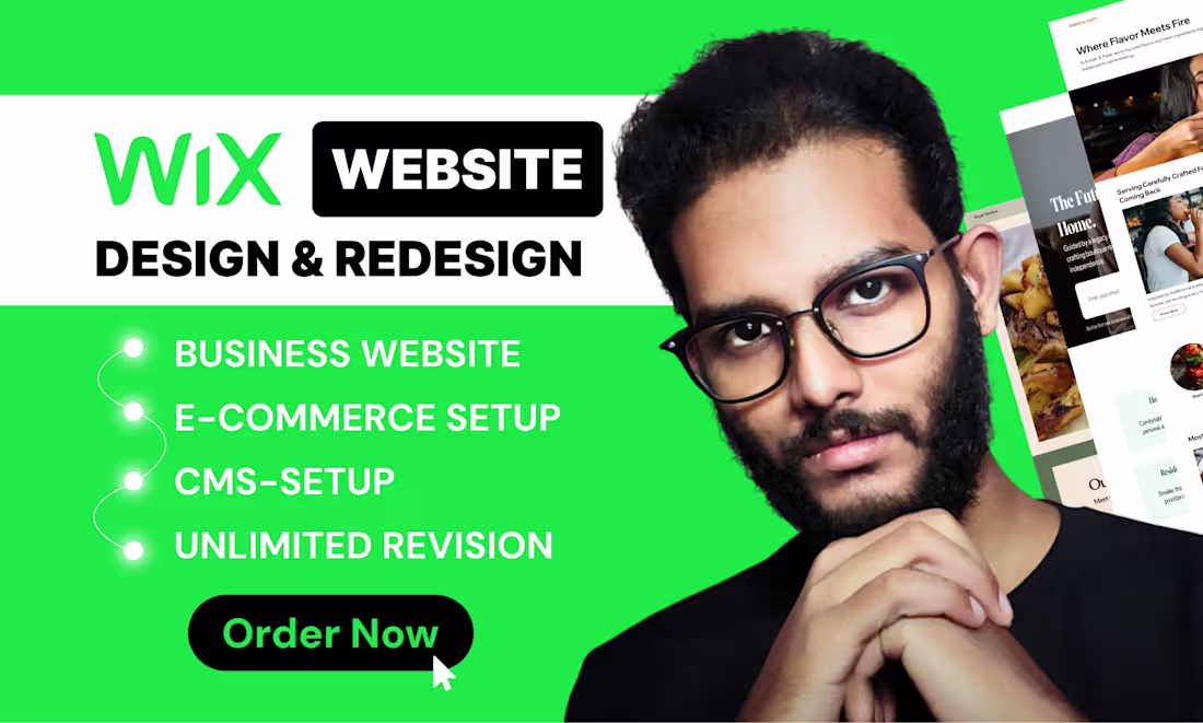 Cover image for I will do wix website design and development with SEO