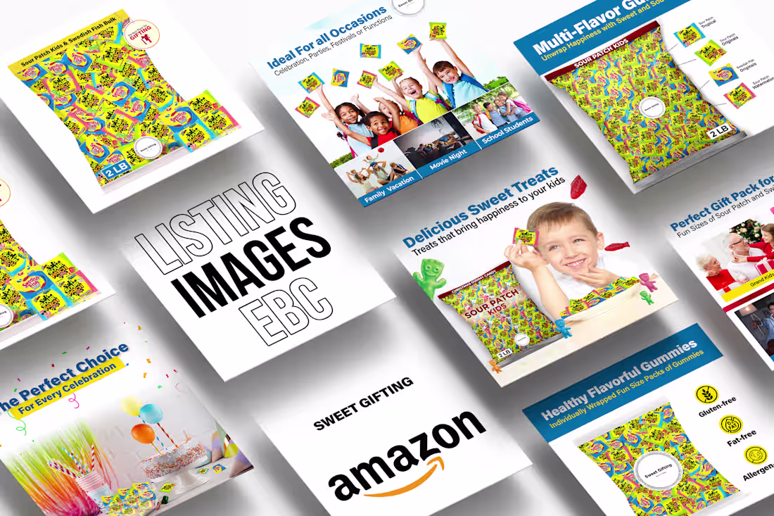 Cover image for Sweet Gifting A+ Content Listing Images Design