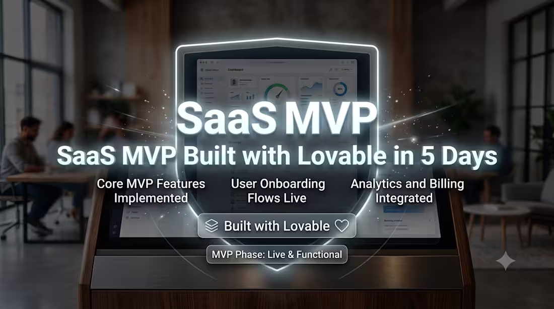 Cover image for Mobile App MVP Development