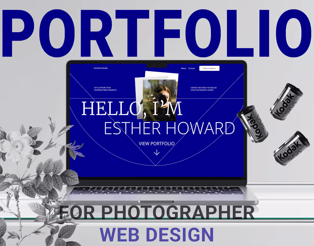 Cover image for Portfolio for photographer | WEB DESIGN