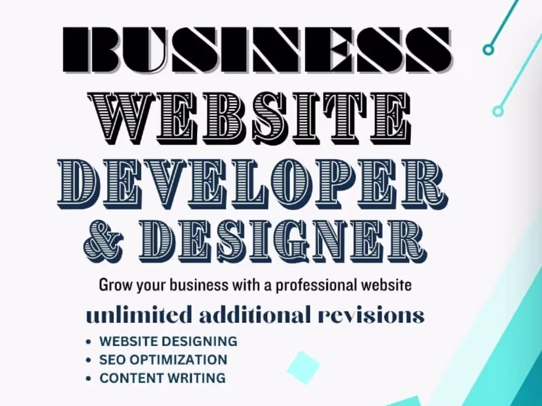 Cover image for I will develop a business wordpress website 