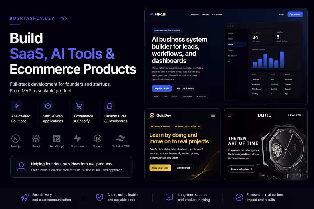 Cover image for AI SaaS & MVP Development