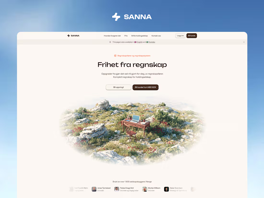 Cover image for Sanna — Freedom from Accounting