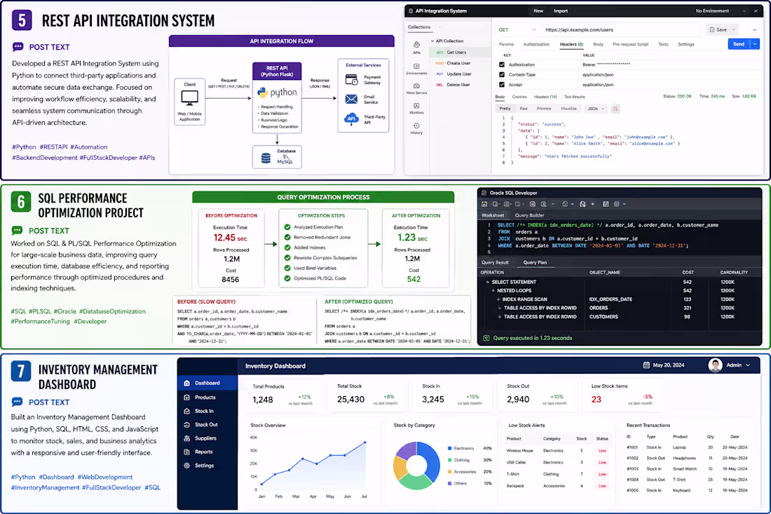 Cover image for REST API Integration System 🚀 Developed a REST API Integrat...