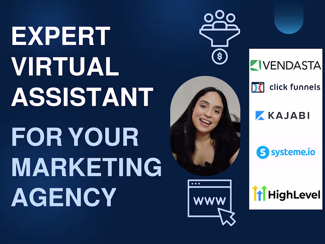 Cover image for Marketing Agency Virtual Assistant 