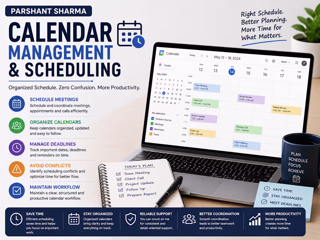 Cover image for Calendar Management & Scheduling