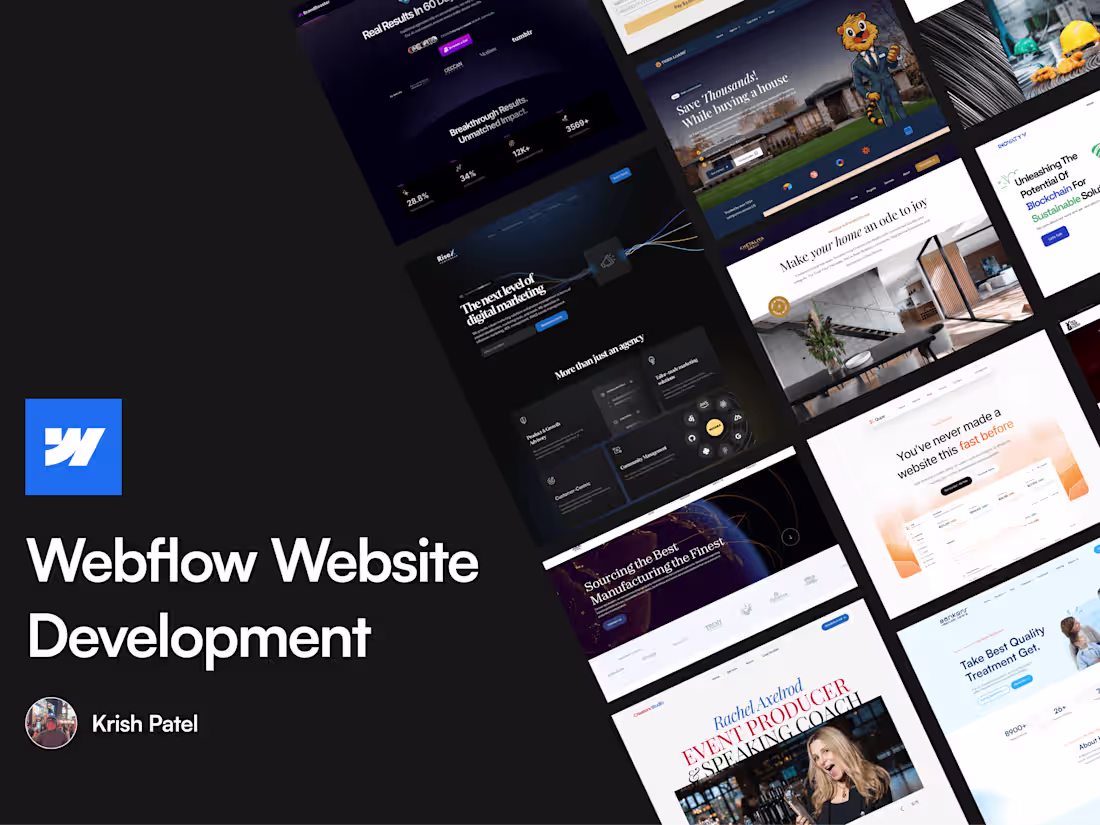 Cover image for Multi Pager Webflow Website Development