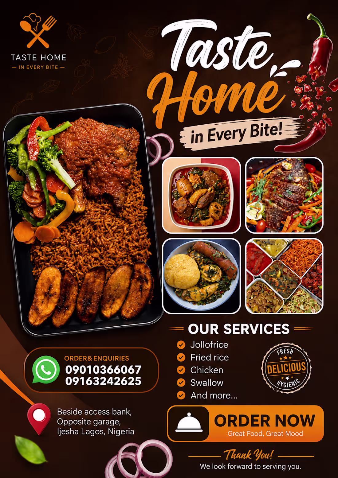 Cover image for A modern restaurant promotional flyer