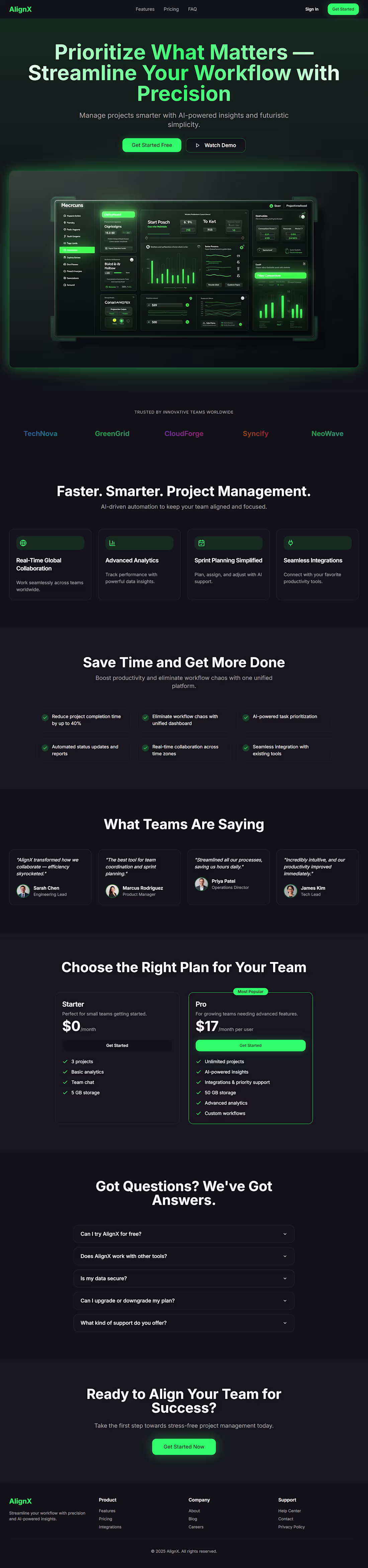 Cover image for Created a SaaS Landing Page On Figma For a Marketing Agency