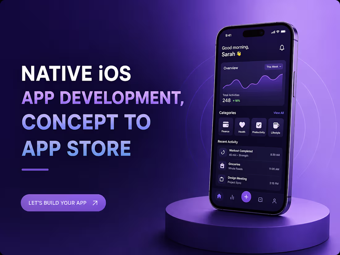 Cover image for Native iOS App Development, Concept to App Store