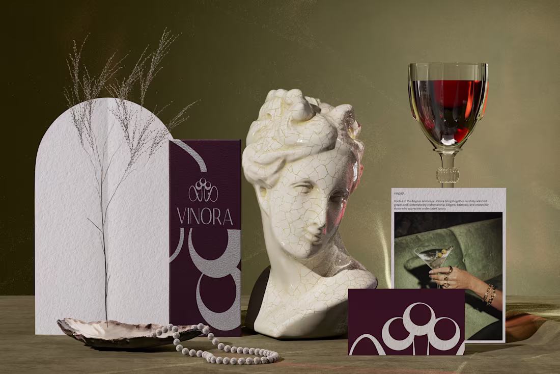 Cover image for Vinora Brand and Packaging Design