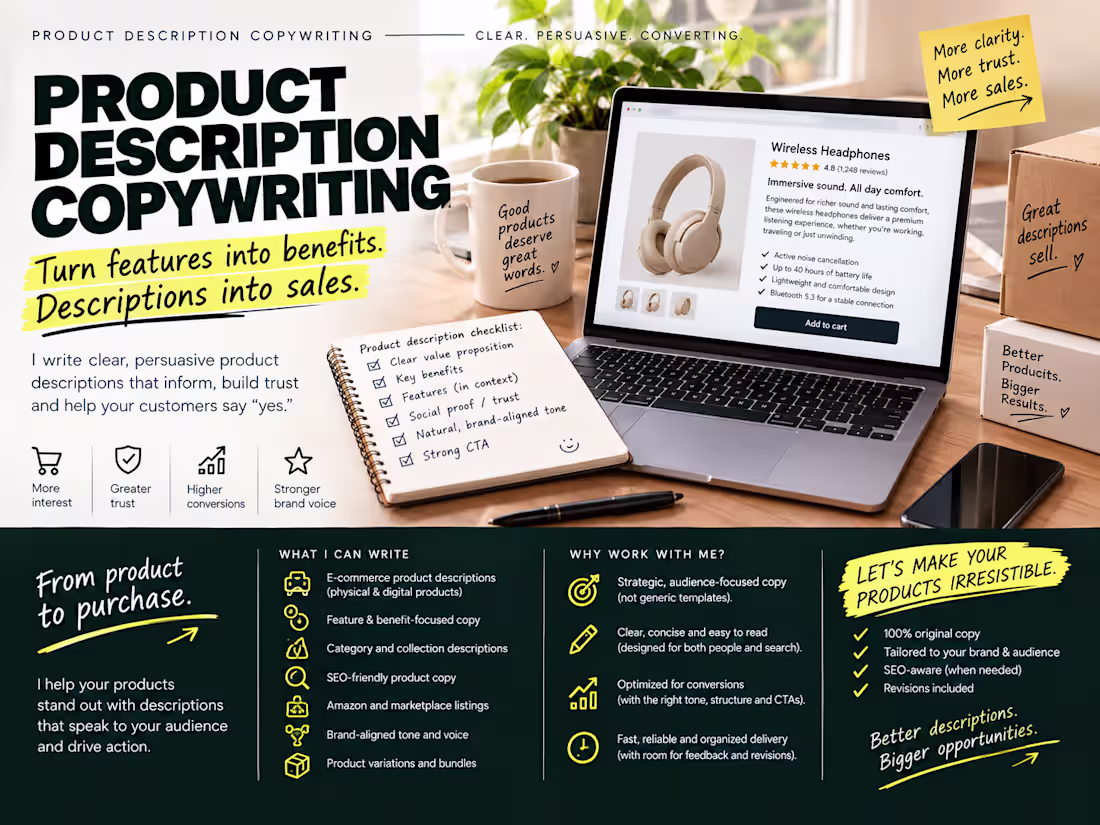 Cover image for Product Description Copywriting