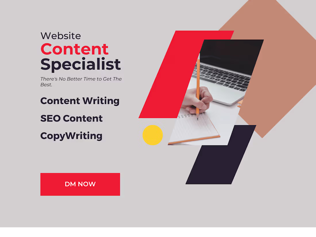 Cover image for I can Create an un-imagineable Wesite Content. 