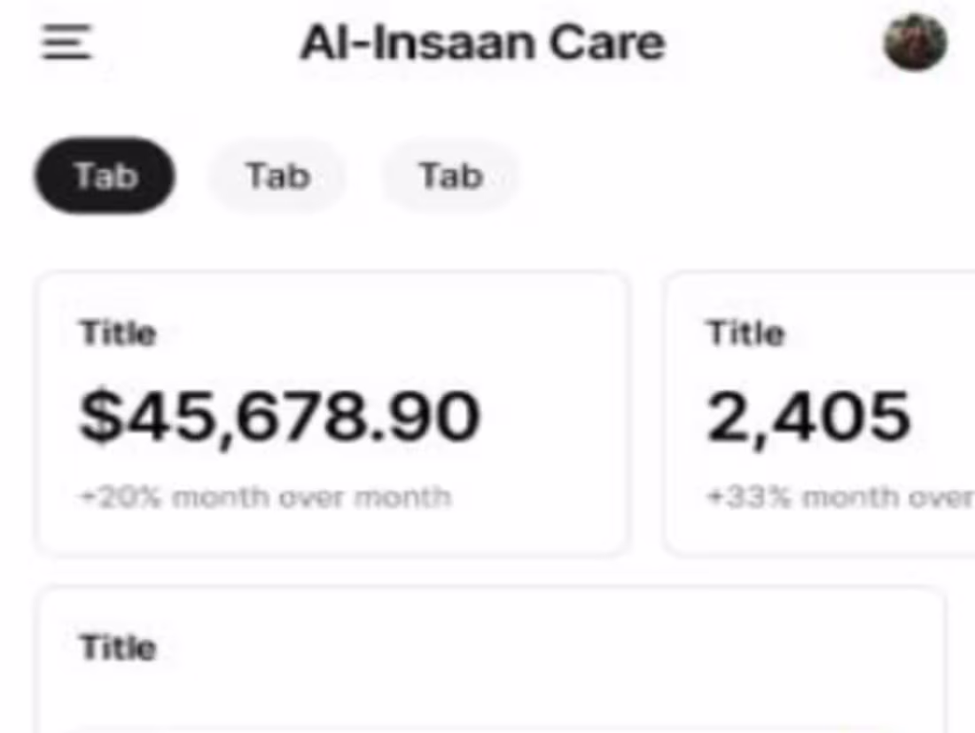 Cover image for Al-Insaan Care: A Supportive App