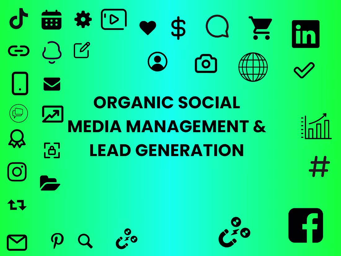 Cover image for Organic Social media & lead generation strategist  