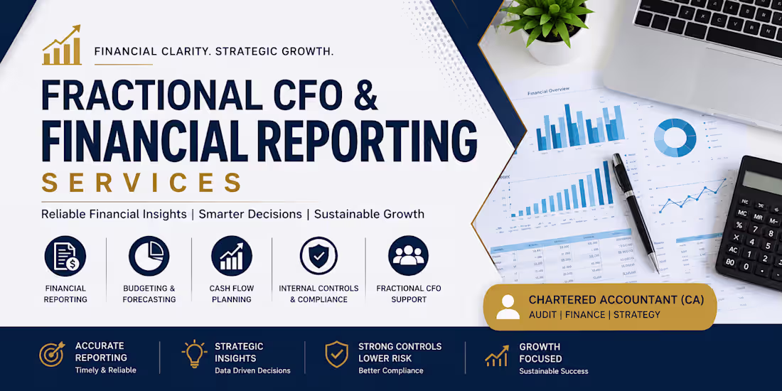 Cover image for Fractional CFO & Financial Reporting Services for Startup