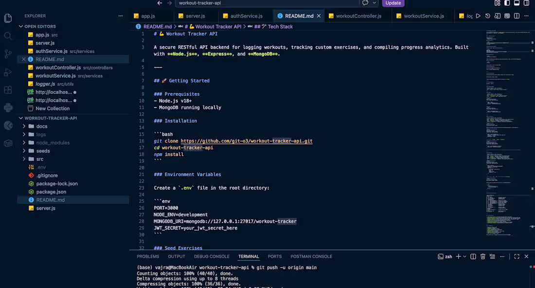 Cover image for REST API Development with Node.js, Express & MongoDB