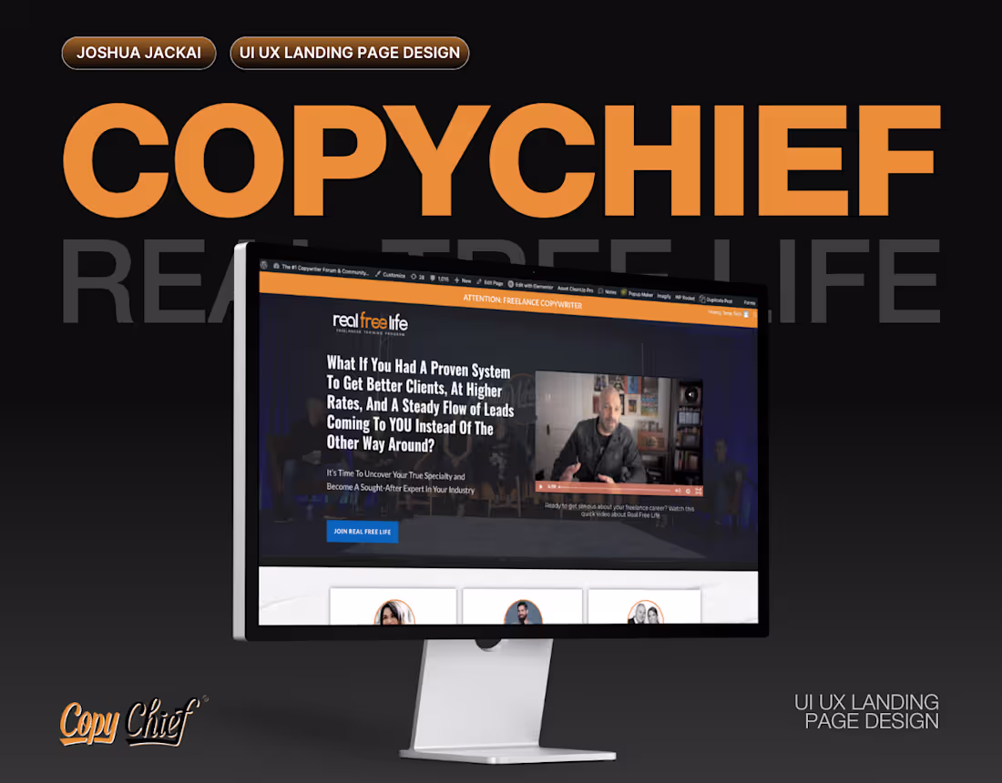 Cover image for UI UX Landing Page Design for One Product or Service