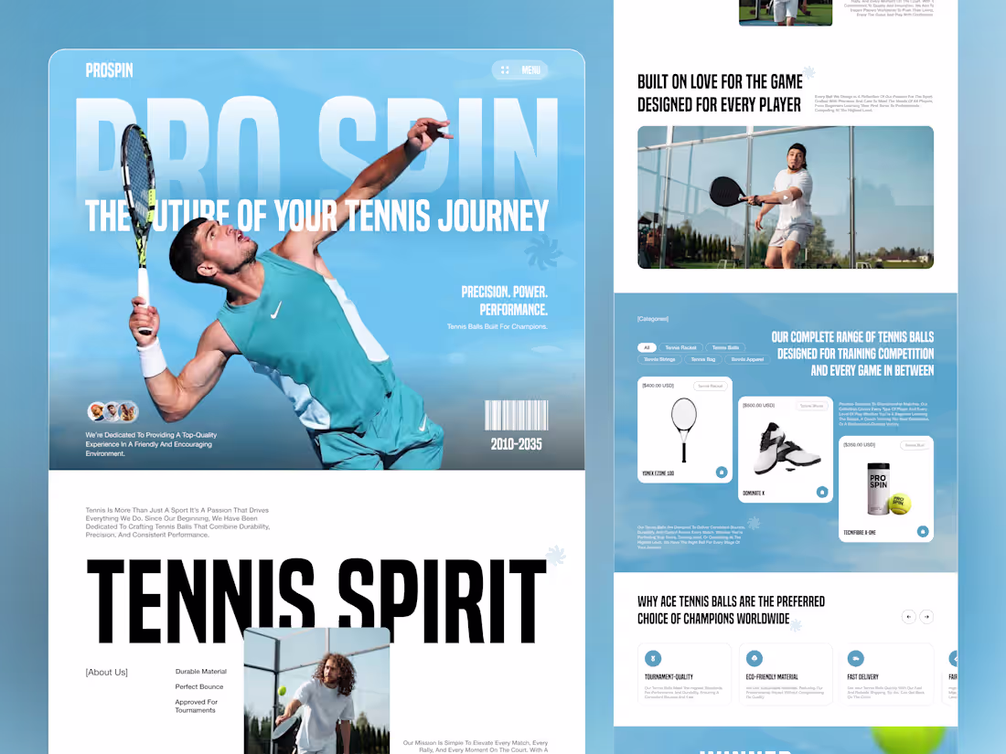 Cover image for ProSpin Editorial E-commerce Design